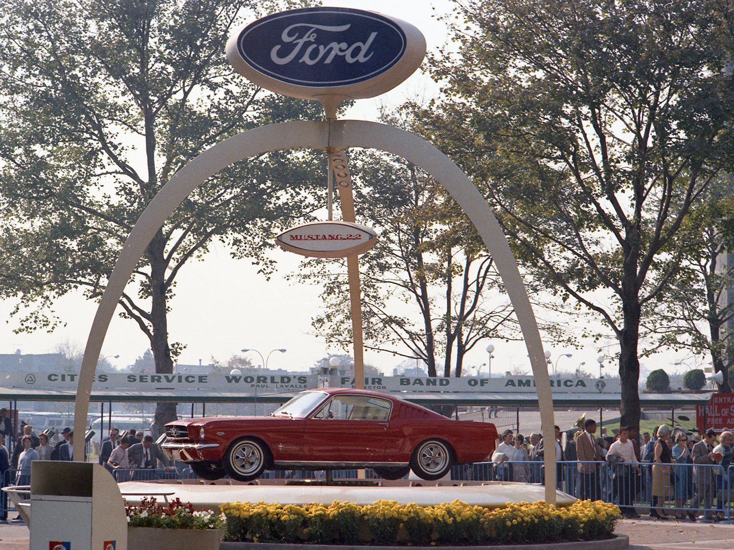 1964 World's Fair Ford Mustang introduction