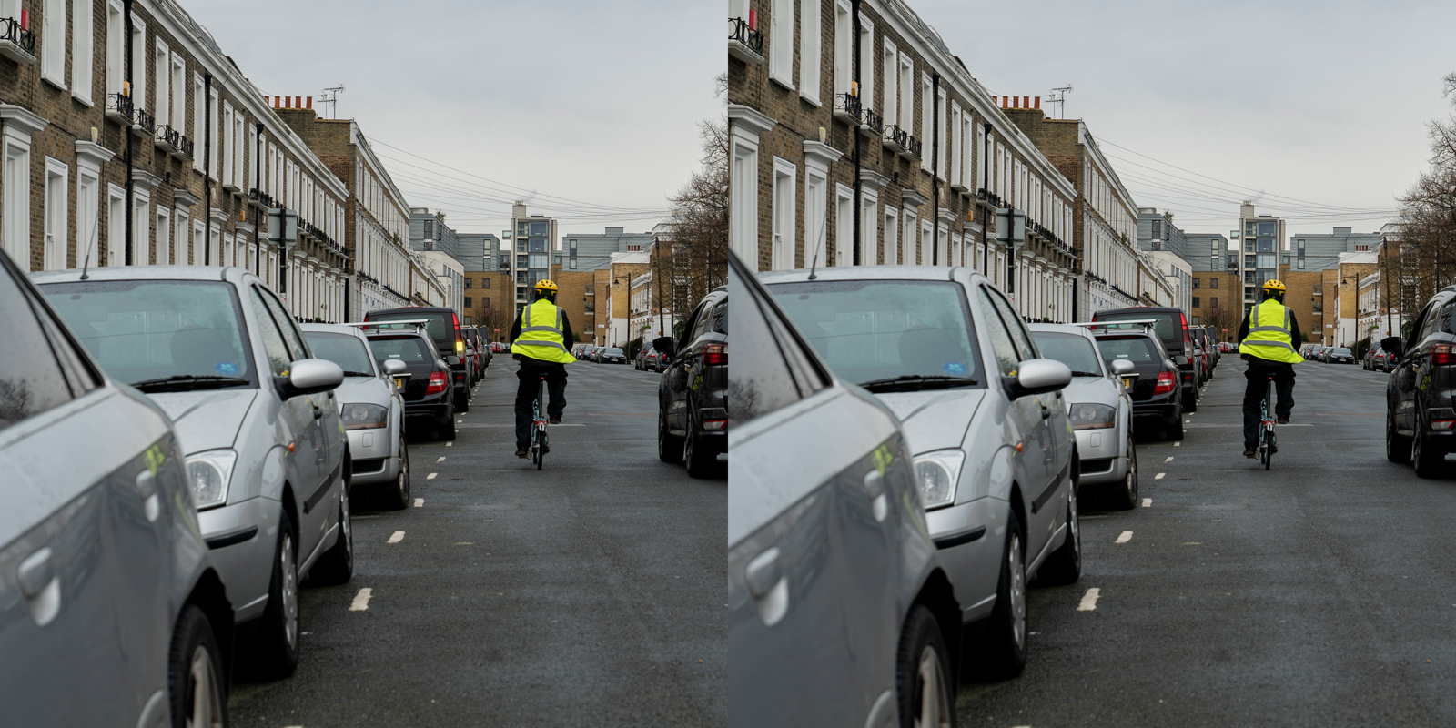 Look at the two images above for around ten seconds and the chances are that you will notice a small yet significant change. * But if you are a driver who also cycles, the chances are you will have spotted that difference more quickly.